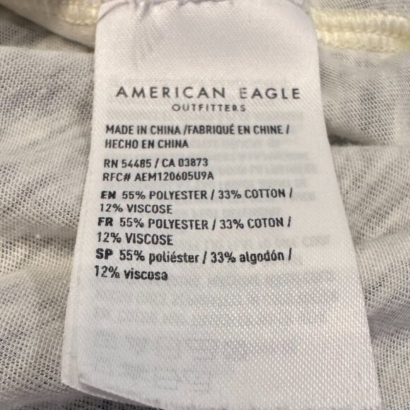 AE Light Cream/Yellow Flowy Top, Small (Free Shipping) - Picture 5 of 5